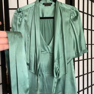 Jade green blouse by BCBG